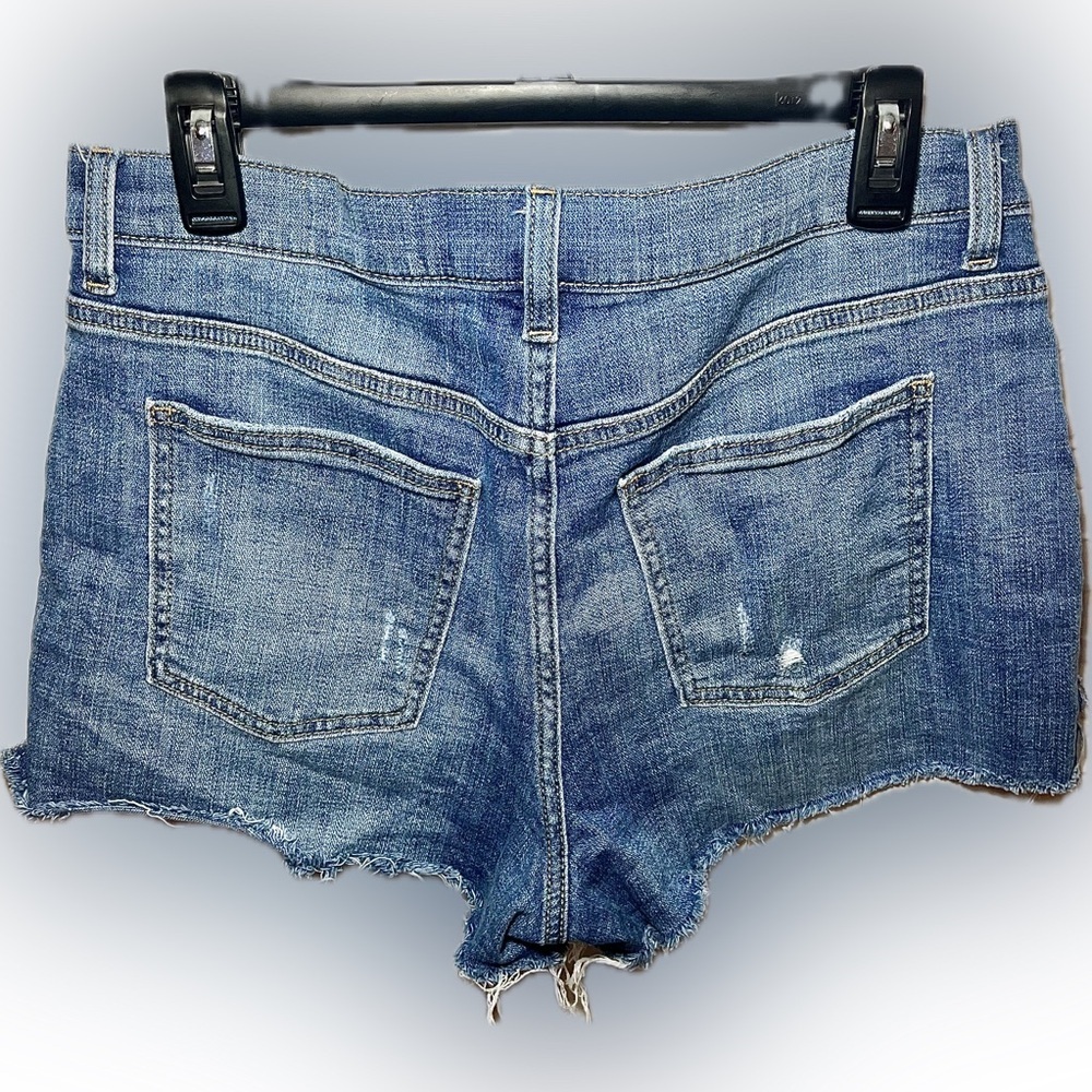 Cosmic Blue Love Denim Shorts - Picture 3 of 4